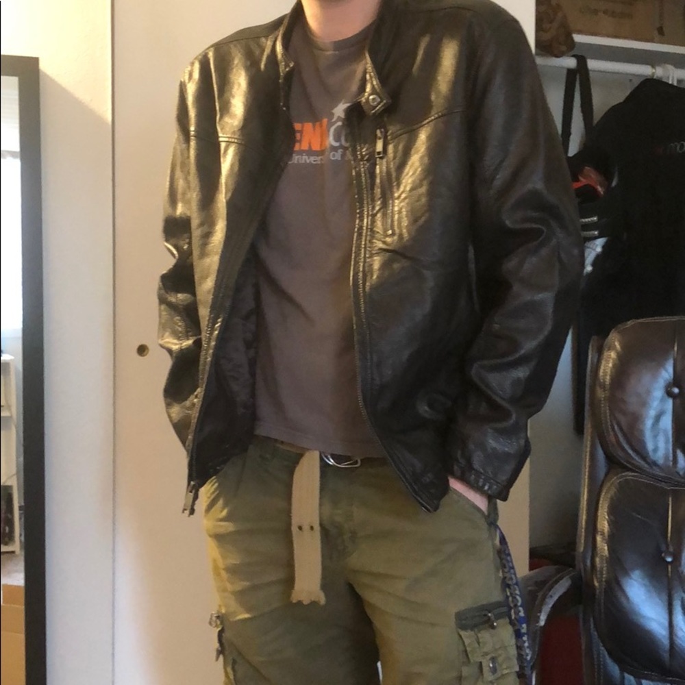 Men’s leather jacket